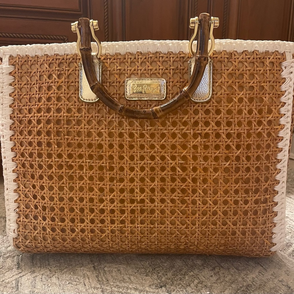 Lilly Pulitzer Greydon Cane Tote